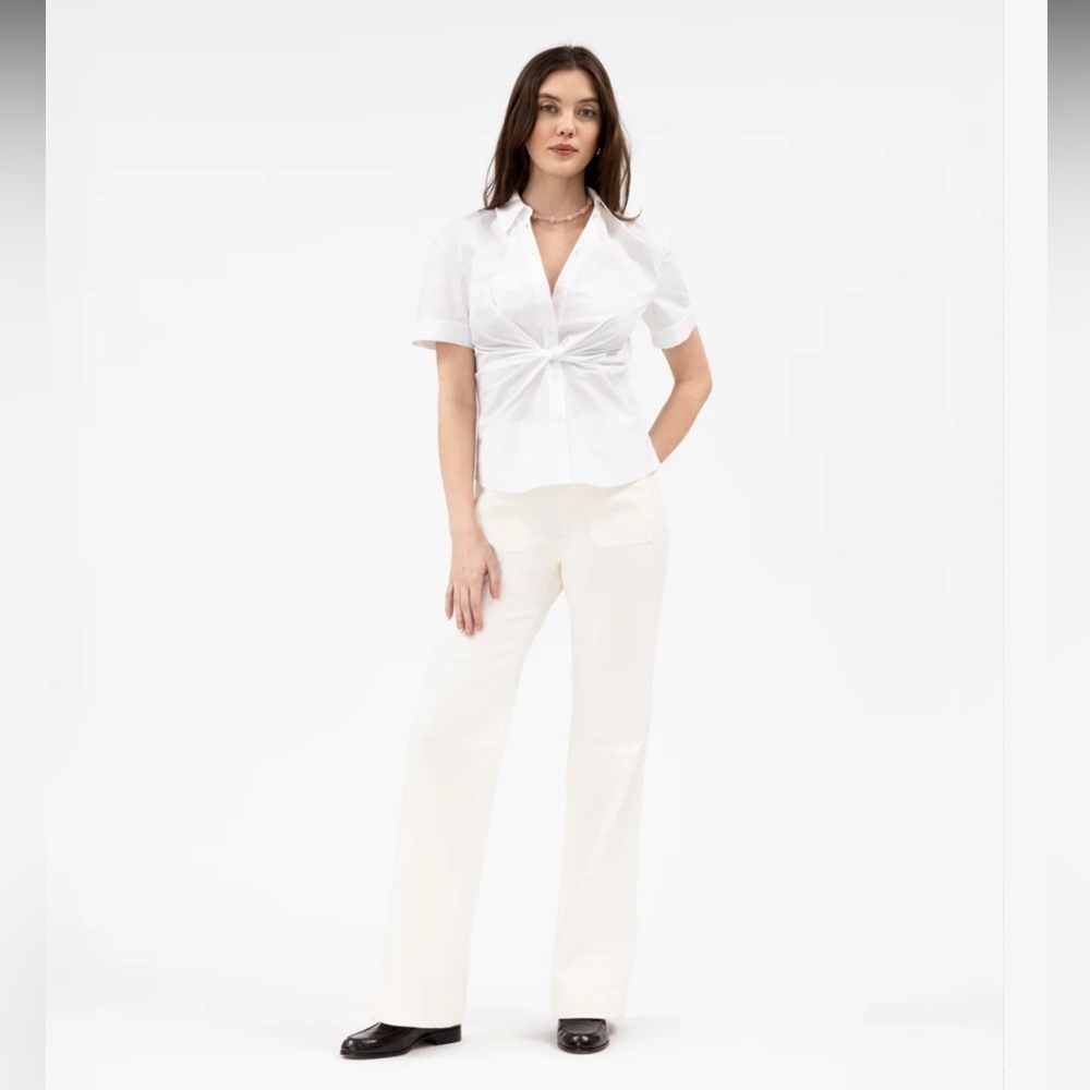 Tanya Taylor White Oakley Top - Picture 3 of 6
